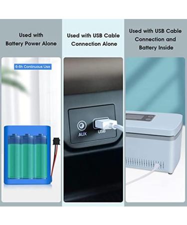 Fupeen Medicine Cooler with Durable Battery Adjustable Temperature Suitable for Long Flight US Plug - Buy Online on SooperMarket.com