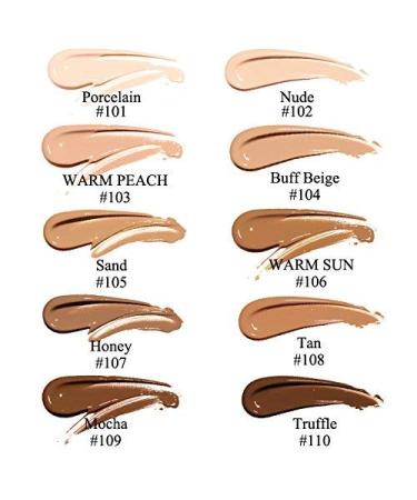 Phoera Full Coverage Foundation Soft Matte Oil Control Concealer 30ml, 24HR Long Lasting, with Makeup Primer for Flawless Finish - 102 Nude & Primer - Buy Online on SooperMarket.com