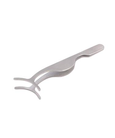 DDP False Eyelashes Extension Applicator Remover Clip Tweezers Nipper (Silver)