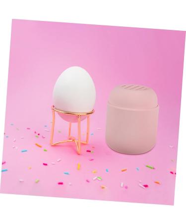 PLAFOPE Powder Puff Storage Box Cosmetic Egg Container Beauty Sponge Holders Powder Puff Rack Cosmetic Sponge Container Makeup Sponge Storage Makeup Sponge Stand White - Buy Online on SooperMarket.com