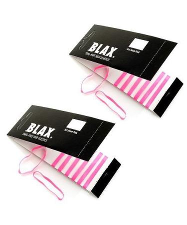 Blax PINK Snag-Free 4mm Hair Elastics - 8 Count (2-Pack) - Buy Online on SooperMarket.com