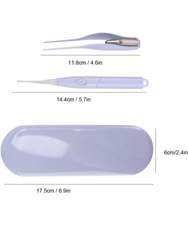 Electric Earpick Iron Box with Comfortable Grip - Ergonomic Handle Earwax Remover for Baby Use - Purple - Buy Online on SooperMarket.com
