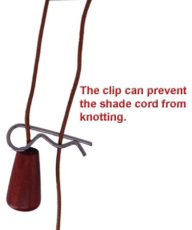 Y-Axis 60 Yards 2.0mm Light Brown Braided Nylon Lift Shade Cord with 6 Brown Wood Cord Knobs - Bronze Color + Soft Tape - Buy Online on SooperMarket.com