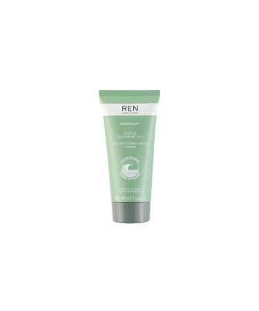 REN Clean Skincare Evercalm Mini Gentle Facial Cleansing Gel - Non-Stripping Cleanser Proven to Instantly Leave Skin Feeling Fresh & Comfortable Formulated for Sensitive Oily or Combination Skin