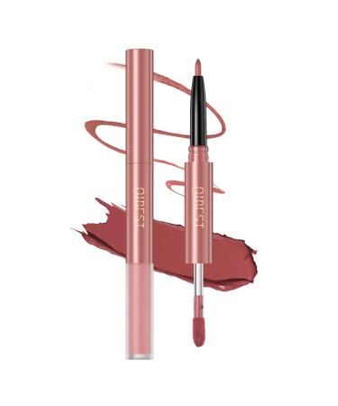 Lip Liner And Lipstick Set -HERBENJOY Nude Lip Liner Set -Vegan Cruelty Free - Makeup Matte Long-Lasting- Precise And Define - Shaping Lip Liner Set For Women And Girls (01#)