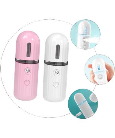 BELLIFFY 2pcs Moisturizing Sprayer Mini Face Sprayer Mist Sprayer Humidifier USB Face Handy Sprayer Abs - Buy Online on SooperMarket.com