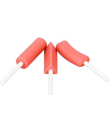 Portable Orthodontic Pacifiers with Flexible Leveling Shell - Professional Silicone Packaging 6 Pack - Tasty Red Strawberry Flavor - Buy Online on SooperMarket.com