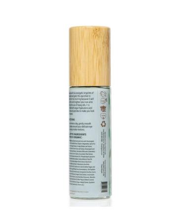 Elina Organics Emerald Eye Elixir 2oz: Organic Anti-Aging Eye Cream for Dark Circles & Wrinkles - Collagen Boosting Moisturizer with Gemstone Infusion - Buy Online on SooperMarket.com