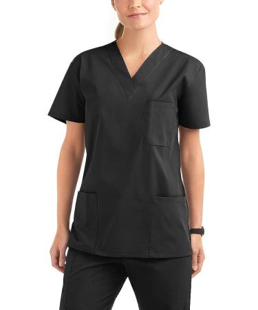 Strictly Scrubs Unisex Scrub Set - XX-Large Black (XS-3X, 14 Colors) - Buy Online on SooperMarket.com