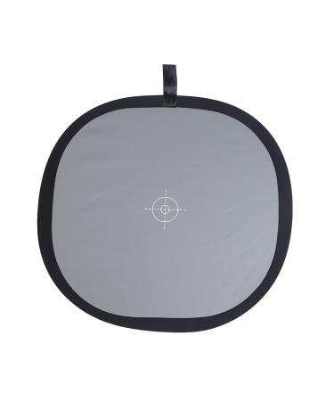 Andoer 24x24 inch Foldable Grey/White Balance Card 18% Grey Reference Reflector Grey Card with Carrying Bag