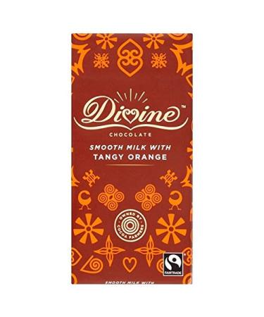 Divine Milk Chocolate with Tangy Orange 90g