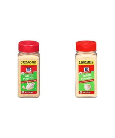 McCormick Garlic Powder 8.75 oz AND McCormick Onion Powder 7.62 OZ