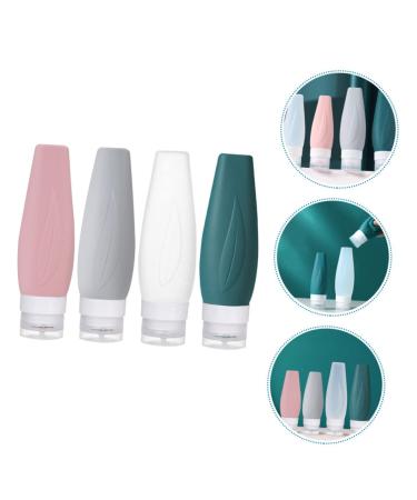 Flexible Silicone Squeeze Bottles Set - Travel Toiletries & Makeup Storage - Ideal for Lotion and Cosmetics - Buy Online on SooperMarket.com
