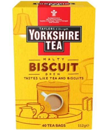 Tea Variety Bundle Containing Yorkshire Tea Decaf Bedtime Brew 40 Tea Bags 2pk Yorkshire Tea Malty Biscuit 40 Tea Bags 2pk (4 Pack) - Buy Online on SooperMarket.com