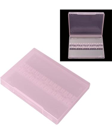 14 Holes Professional Nail Art Polishing Grinding Drill Bit Holder Storage Box (Pink) - Buy Online on SooperMarket.com