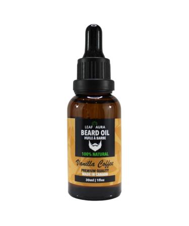 Beard Oil (Vanilla Coffee) - Premium Quality 100% Natural & Made In Canada 30ml