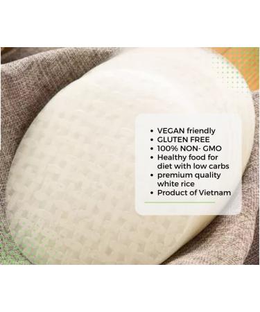CAF Young Lady Premium Spring Roll Wrapper 12oz - 22cm Round Rice Paper - Buy Online on SooperMarket.com