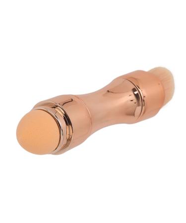 4 in 1 Makeup Brush Soft Bristles Elastic Sponge Head Portable Eyeshadow Lip Powder Foundation Brush Travel