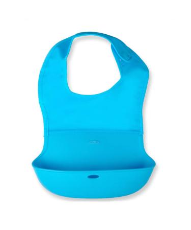 Waterproof Adult Bibs With Pocket Silicone Washable Clothing Protector Reusable Apron Mealtime Crumb Catcher for Elderly Disability Patient Stroke Facial Paralysis