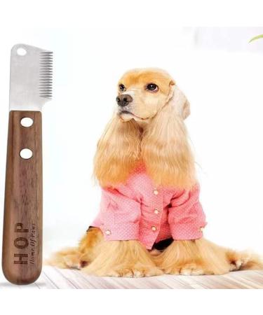 Wenfousemo 1Pcs Dog Stripping Knife Professional Dog Stripping Tool Pet Deshedding Tool Pet Grooming Tool Pet Stripping Tool for Pet - Buy Online on SooperMarket.com