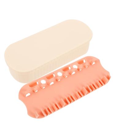 COOLHIYA dust-proof makeup brush storage holder makeup brush makeup brush drying holder brush cleaner the brush brush Storage rack Miss container cosmetic brush three generations