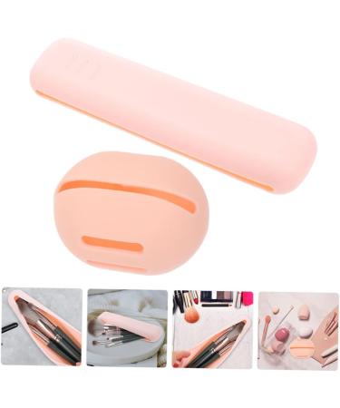 Gogogmee 1set Powder Puff Storage Box Pink Egg Miss Supplies Pink 20X4.8CM - Buy Online on SooperMarket.com
