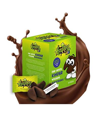 Buy Happy Kidz Chocolate Lucky Biscuits - 10 Pack | Fun & Educational Treats for Kids - International Shipping Available - Buy Online on SooperMarket.com