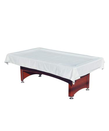 TORPSPORTS Pool Table Cover Waterproof PVC - 7,8 Foot Pool Tables Light Gray 8ft