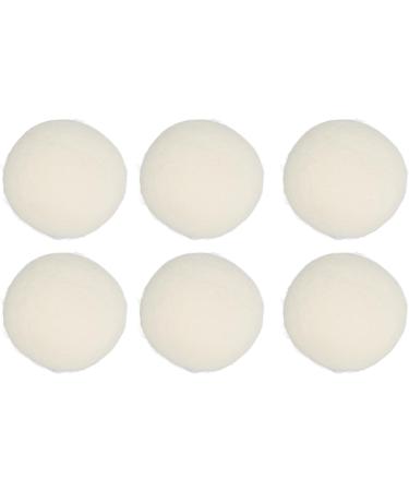 Wool Drying Balls Static Reduction Fabric Softener Ball Safe Reusable 6 Pieces Time Saving for Family (7cm) - Buy Online on SooperMarket.com