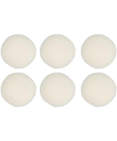 Fabric Softener Ball Skin Friendly 6 Pieces Static Reduction Safe Reusable Wool Drying Balls Bag Packed for Clothes (6cm) - Buy Online on SooperMarket.com