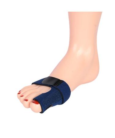 Toe Fixator Bunion Corrector Toe Spacers for Feet Multi Adhesive Toe Fracture Fixator Curvature Correction Injury Support Brace(Blue)