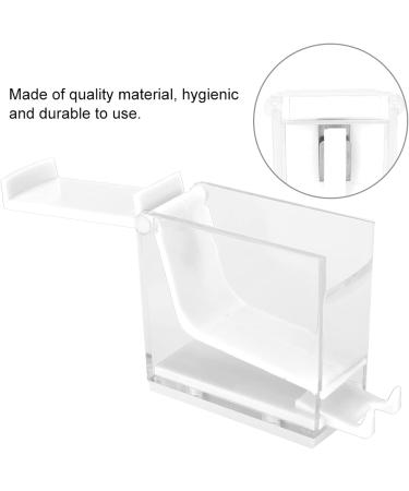 Cotton Roll Dispenser Press Type Holder with 4 Colors Sanitary and Durable (White) - Buy Online on SooperMarket.com