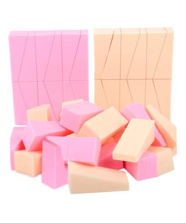 48 Make Up Sponges Beauty Blender Sponge Small Smooth Corner Shape Sponge Your Law for Liquid Foundation Halloween Costume Festival Makeup