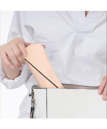 XMASIR Travel Makeup Brush Holder - Portable Silicone Cosmetic Case Bag for Face Brushes - Soft Organizer for Travel (Khaki - Buy Online on SooperMarket.com
