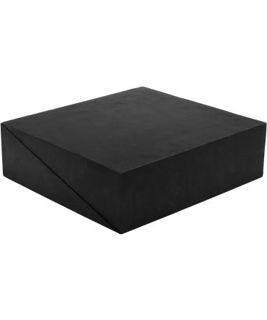DEAYOU 2 Pack Yoga Foam Wedge Set - 13 EVA Foam Stretch Slant Boards for Lower Leg Strength & Flexibility - Squat Wedge Block for Exercise & Calf Stretching - Knee Pad, Back Support & Footrest Cushion - Black - Buy Online on SooperMarket.com