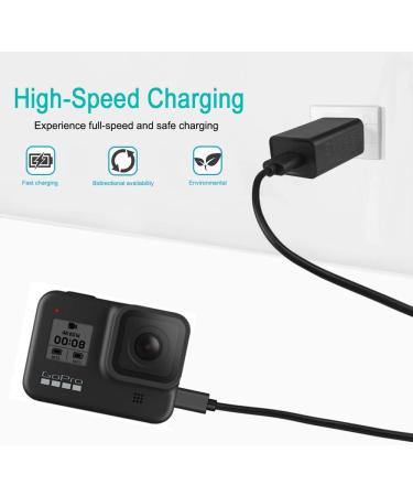 SCOVEE USB Type C Charging Cable for GoPro Hero 9/8/7/6/5/2018 - 5FT USB-C Charger Power Cord for GoPro Cameras - Buy Online on SooperMarket.com