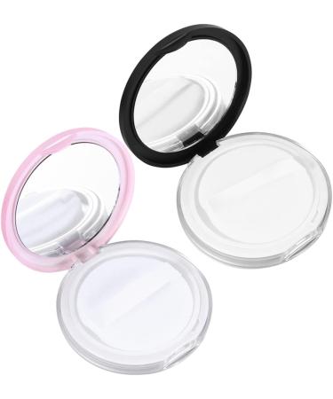 minkissy 8 Sets Powder Puff Storage Box Powder Puff Storage Container Makeup Sponge Holder Circle Mirrors Makeup Sponges Round Makeup Egg Sponge Loose Powder Compact Container Puff Holder - Buy Online on SooperMarket.com