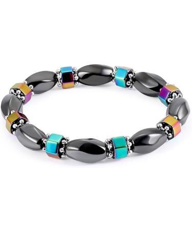 Adjustable Bracelet Beads Magnetic Hematite Bracelet Health Care Bangle for Men Women - Buy Online on SooperMarket.com