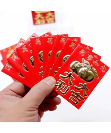 red Packets 25pcs Red Envelope Chinese New Year Hong Bao Lucky Red Packet Spring Festival Hong Bao Lucky New Year Red Envelopes Gifts red envelopes Chinese - Buy Online on SooperMarket.com