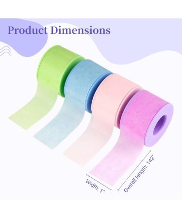 Adhesive Fabric Tape for Eyelash Extensions - 4 Rolls Breathable Microporous Under Eye Tape for Lash Enhancements - Buy Online on SooperMarket.com
