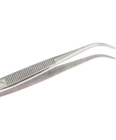 SE 3.5 Stainless Steel Curved Splinter Tweezers - Precision-Pointed Tweezers for Splinter Removal - Buy Online on SooperMarket.com