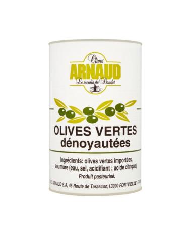 Olives Arnaud Pitted Green Olives 4.2kg x 3