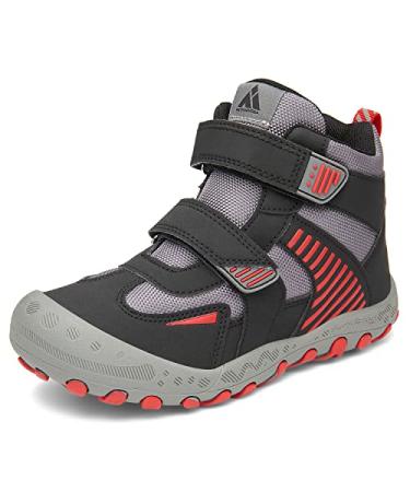 Mishansha Boys Girls Shoes kids Non-Slip Hiking Shoes for Boys Girls Climbing Ankle Boots Children Anti-Skid Outdoor Trekking Shoes 9.5 Toddler B-black(runs Large,order Nomal Or One Size Down)