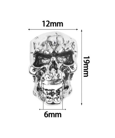KALLORY Dreadlock Accessories - Viking Beard Beads, Skull & Antique Hair Beads - 10pcs - Buy Online on SooperMarket.com