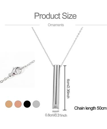 4 Pcs Meditation Breathing Necklace Anxiety Necklace Relieve Stress and Anxiety Breathing Exercise Device Necklace for Women Men Anxiety Relief Items for Stress Relief Calming Down Relax Panic Attack - Buy Online on SooperMarket.com