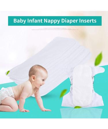 5pcs Breathable Cotton Baby Nappies with Bamboo Fiber Toddler Diaper - Soft & Comfortable for Infants - Buy Online on SooperMarket.com
