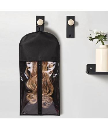 AIDIRui Hair Extension Holder for Multiple Wigs Holder Wig Bags Storage with Hanger Hair Extension Storage Wig Storage 12piece - Buy Online on SooperMarket.com