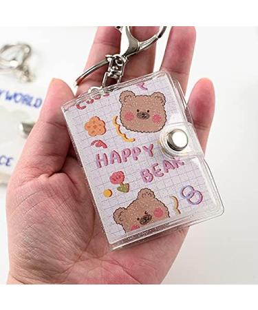 AIBEARTY 5 PCS 16 Pockets Mini Photos Album 1 Inch 2 Inch Insert Photo Card Holder Picture Frame Keychain Storage Book with Keyring Birthday Anniversary Wedding Memory Gifts  2 inch C - Buy Online on SooperMarket.com