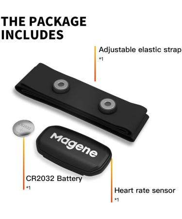 Magene H303 Heart Rate Monitor - ANT+/Bluetooth Chest Strap for iOS/Android Apps - Buy Online on SooperMarket.com