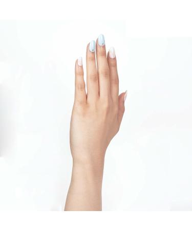 Kiss New York Press and Go False Nails - Full Cover Nails Tips with Self Adhesive Tabs (Blue Sky) - Buy Online on SooperMarket.com